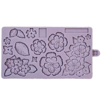 Silicone Mould - Brush Embroidery